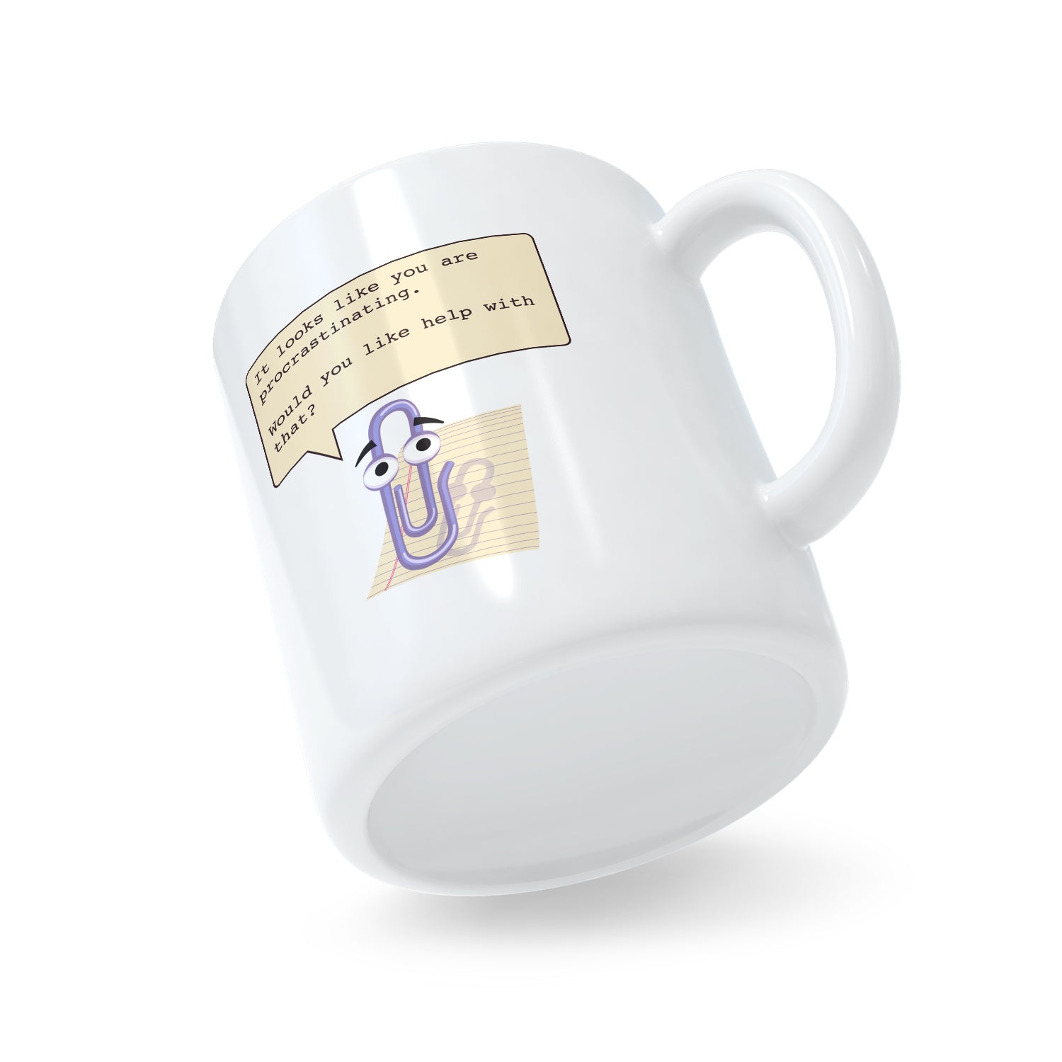 Clippy Stop Procrastinating Mug