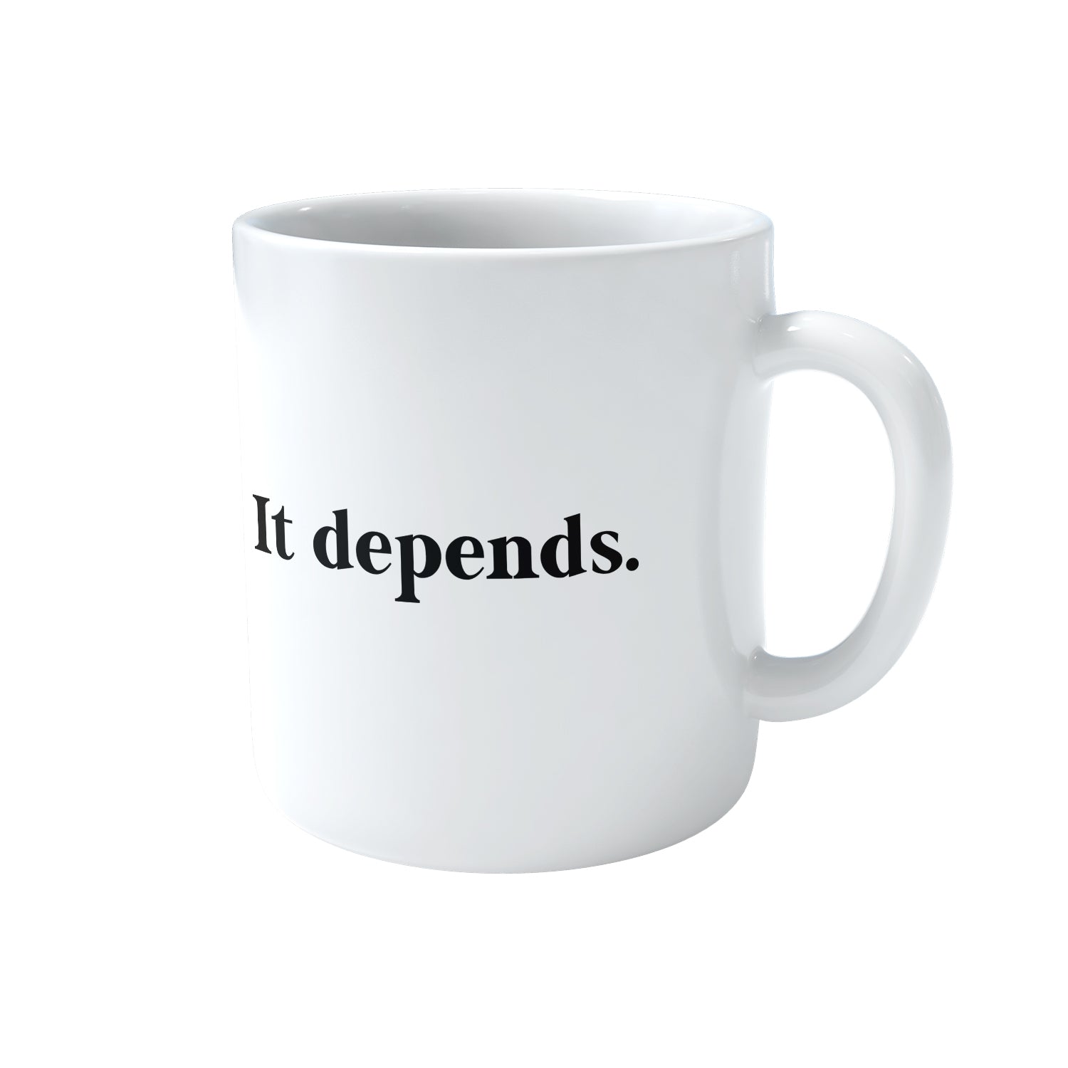 It Depends Mug