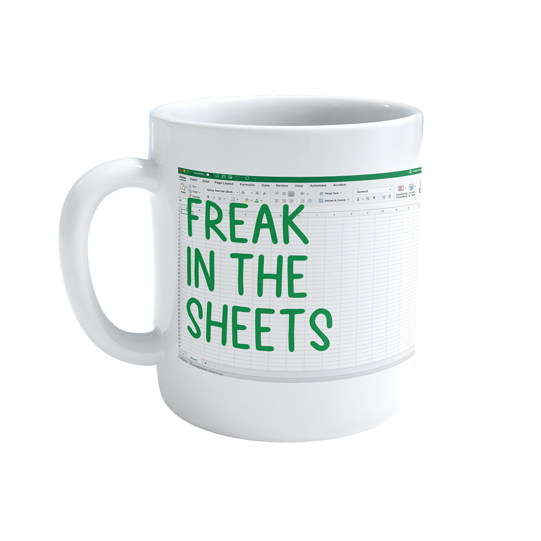 Freak In The Sheets Mug